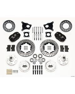 Wilwood Forged Dynalite Front Kit 11.00in Drilled AMC 71-76 OE Disc w/o Bendix Brakes - 140-11940-D