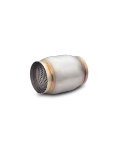 Vibrant SS Race Muffler 4.5in inlet/outlet x 5in long - 17985