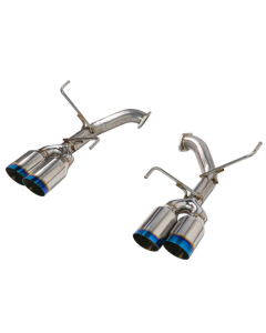 Remark 2022+ Subaru WRX (VB) 4in Axleback Exhaust w/ Burnt Stainless Single Wall Tip - RO-TTVB-S4