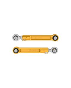 ICON 22-23 Toyota Tundra / 2024 Toyota Tacoma Billet Rear Upper Link Kit - Gold Anodized - 54102G