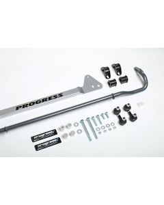Progress Tech 92-95 Honda Civic Rear Sway Bar (22mm - Adjustable) Incl Bar Brace and Adj End Links - 62.1040