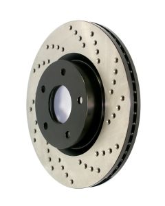 StopTech Sport Cross Drilled Brake Rotor - Rear Right - 128.34147R