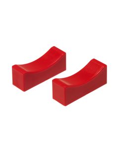 Prothane Universal Jack/Stand Pads (Fits 1.125 x 4.0 Heads) - Red - 19-1412