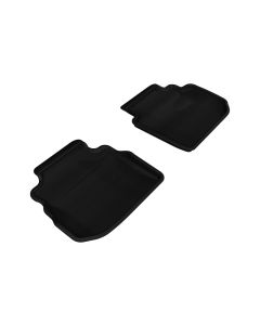 3D MAXpider 2006-2010 Infiniti M35 Kagu 2nd Row Floormats - Black - L1IN01421509