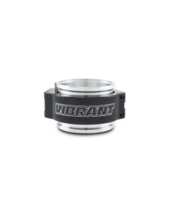 Vibrant 2.50in O.D. Aluminized HD 2.0 Clamp Assembly - Anodized Black - 32515