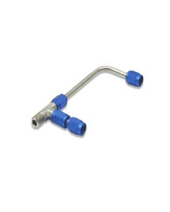 Nitrous Express 4500 Gemini SS Solenoid to Plate Connectors (New Style) - Black - 15726