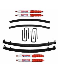 Skyjacker Suspension Lift Kit w/Shock 4 Inch Lift w/Front Leaf Springs Front U Bolt Kit PN F7240 Spr
