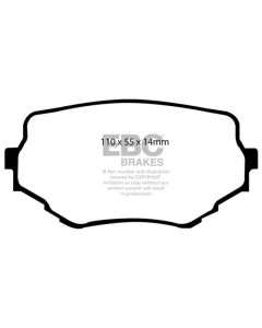 EBC 99-05 Suzuki Grand Vitara 2.5 Greenstuff Front Brake Pads - DP61099