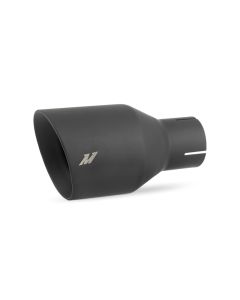 Mishimoto Clamp-on Double Wall Exhaust Tip 2.5 Inlet Slash Cut - MMEXH-TIP-DW25BK