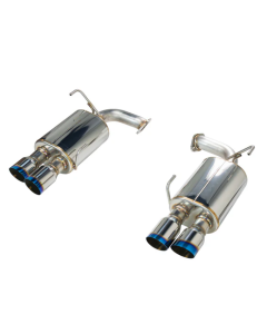 Remark 2022+ Subaru WRX VB Axle Back Exhaust w/Burnt Stainless Steel Single Wall Tip - RO-TTVB-SM