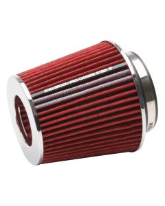 Edelbrock Air Filter Pro-Flo Series Conical 6 7In Tall Red/Chrome - 43641