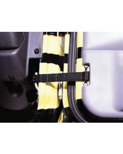 Rampage 1976-1983 Jeep CJ5 Adjustable Door Strap - Black - 769401