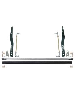 RockJock Antirock Sway Bar Kit Universal 36in Bar 20in Bent Steel Arms - CE-9901-20B