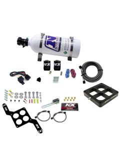 Nitrous Express Dominator Single Entry Billet Crossbar Stage 6 Nitrous Kit (50-300HP) w/5lb Bottle - 63070-05