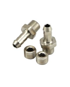 Turbosmart 1/8in NPT 6mm Hose Tail Fittings and Blanks - TS-0550-3008