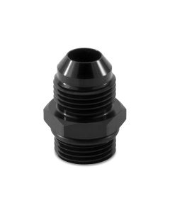 Mishimoto -8ORB to -8AN Aluminum Fitting - Black - MMFT-8ORB-8BK