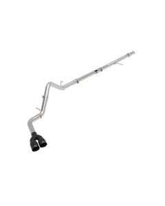 aFe Rebel XD Series 3in 304SS DPF-Back 20-21 GM Trucks L6-3.0L (td) LM2 - Dual Black Tip - 49-34129-B