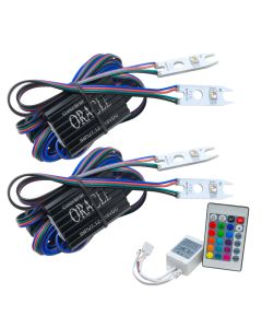 Oracle 15-17 Ford F-150 Headlight DRL Upgrade Kit - ColorSHIFT w/ Simple Controller - 2395-504