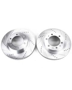 Power Stop 03-09 Toyota 4Runner Front Evolution Drilled & Slotted Rotors - Pair - JBR1121XPR