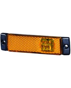 Hella 8645 Series 12V Amber Side Marker Lamp - 008645011