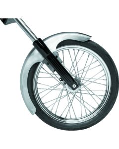 Bikers Choice Outlaw Raw Front Fender Wide Glide 21 Inch Wheel Undrilled Custom - 489663