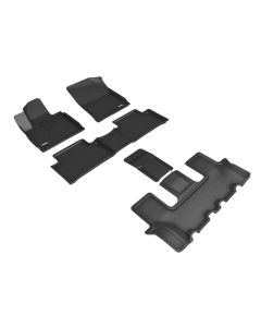 3D Maxpider 21-23 Kia Sorento 6-Seat Kagu Black R1 R2 R3 - L1KA05801509