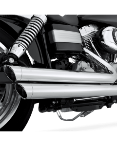 Vance & Hines HD Dyna 06-17 Bigshots Staggered Chrome PCX Full System Exhaust - 17338