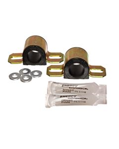 Energy Suspension 86-91 Mazda RX7 Black 24mm Front Sway Bar Bushings - 11.5104G