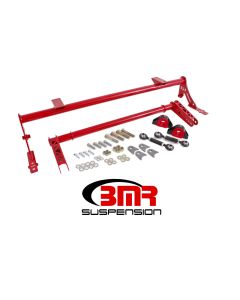 BMR 05-14 S197 Mustang Rear Bolt-On Hollow 35mm Xtreme Anti-Roll Bar Kit (Polyurethane) - Red - XSB005R