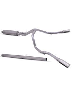 Gibson 19-23 Silverado/GMC Sierra 1500 5.3L Crew Cab Cat-Back Dual Sport Exhaust - 65712
