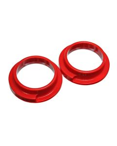 Energy Suspension Universal 3in ID 4 5/16in OD 1 1/8in H Red Coil Spring Isolators (2 per set) - 15.6103R