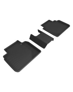 3D MAXpider 2023-2024 Honda Accord Kagu 2nd Row Floormats - Black - L1HD13421509