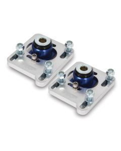 BBK 94-04 Mustang Caster Camber Plate Kit - Silver Anodized Finish - 2527
