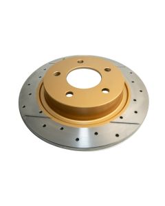 DBA 04-05 Mazda 3 2.3L / 06+ MazdaSpeed3 Rear Drilled & Slotted Street Series Rotor - DBA2957X