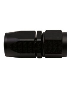 DeatschWerks 8AN Female Swivel Straight Hose End CPE - Anodized Matte Black - 6-02-0805-B