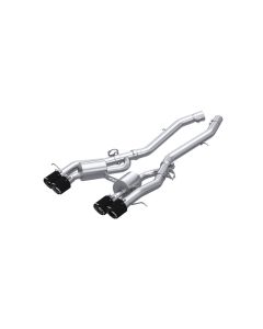 MBRP 3" Active Profile Axle-Back Dual Rear Exit w/ T304 SS Carbon Fiber Tips BMW M3 | M4 2021+- MBRP