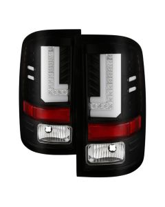 Spyder GMC Sierra 2016-2017 Light Bar LED Tail Lights - Black ALT-YD-GS16-LED-BK - 5083777