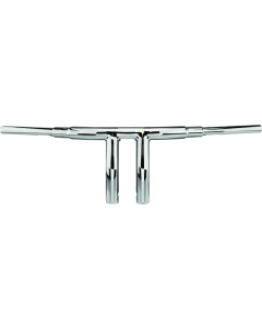 Bikers Choice Throttle By Wire Chrome 8.5 Inch Pullback 1.5 Inch Fat Riser Tbar Handlebar Custom - 402250