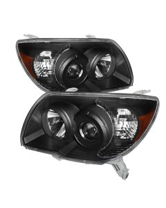 Xtune Toyota 4Runner 06-09 Crystal Headlights Black HD-JH-T4R06-AM-BK - 9023378