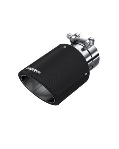 MBRP Carbon Fiber 4.5" O.D. Dual Wall Angled 3" Inlet 7.7" Length Exhaust Tip - T5151CF