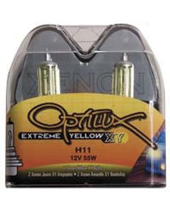 Hella Optilux H11 55W XY Extreme Yellow Bulbs (Pair) - H71071132