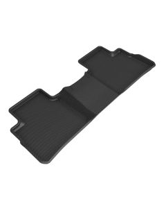 3D Maxpider 21-22 Nissan Rogue Kagu Second Row Floormat - Black - L1NS13621509
