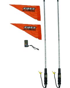 QuadBoss Qb 4Ft Clear Dual Whip Rmte - 609659
