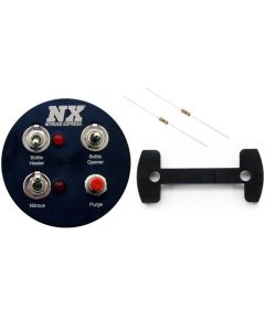 Nitrous Express Gauge Pod Switch Panel (For 2-1/16in Gauge Pods) - 15792