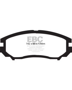 EBC 04-06 Hyundai Tiburon 2.7 6 speed Yellowstuff Front Brake Pads - DP41755R