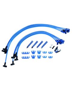 Moroso Chevrolet Small Block Ignition Wire Dress-Up Kit - HEI - Blue Max - Spiral Core - 72752