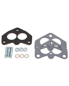 Edelbrock Carb Spacer Kit 3-Bolt 94 Series Carburetor Black Laminate Fiber - 8751