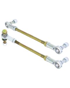 RockJock JL/JT Front Adjustable Sway Bar End Link Kit 10 1/2in Long Rods w/ Heims - RJ-253101-101