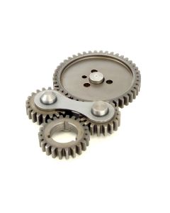 COMP Cams Hi-Tech Gear Drive System for Chevy Small Block V8 1955-1986, Billet Aluminum, Black Anodized, 1:1 Ratio - 4110