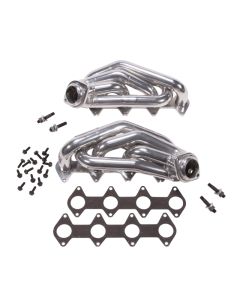 BBK 05-10 Mustang 4.6 GT Shorty Tuned Length Exhaust Headers - 1-5/8 Silver Ceramic - 16120